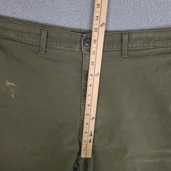 Levi's Shorts Mens 41 Green Chino White Tab Cotton Blend - Picture 12 of 16